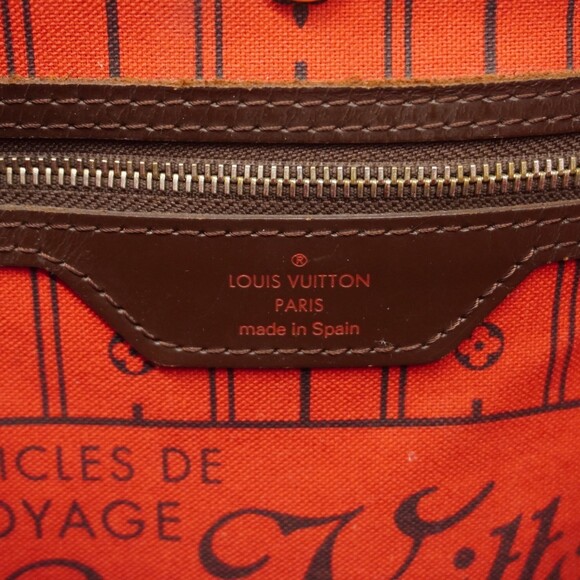 LOUIS VUITTON Brown Damier Neverfull MM Tote Bag - Picture 5 of 16